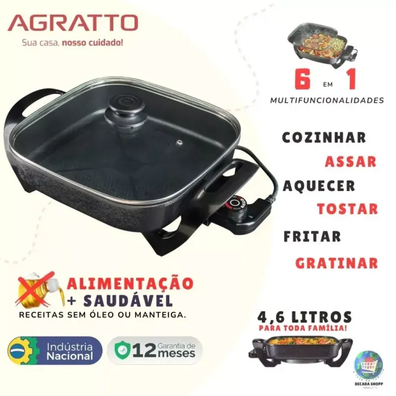Agratto Mangiare 1500W [MELHOR PREÇO] 🔥