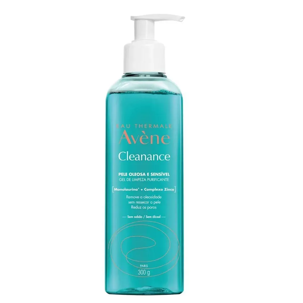 Avène Cleanance Gel 300g para pele oleosa e acneica