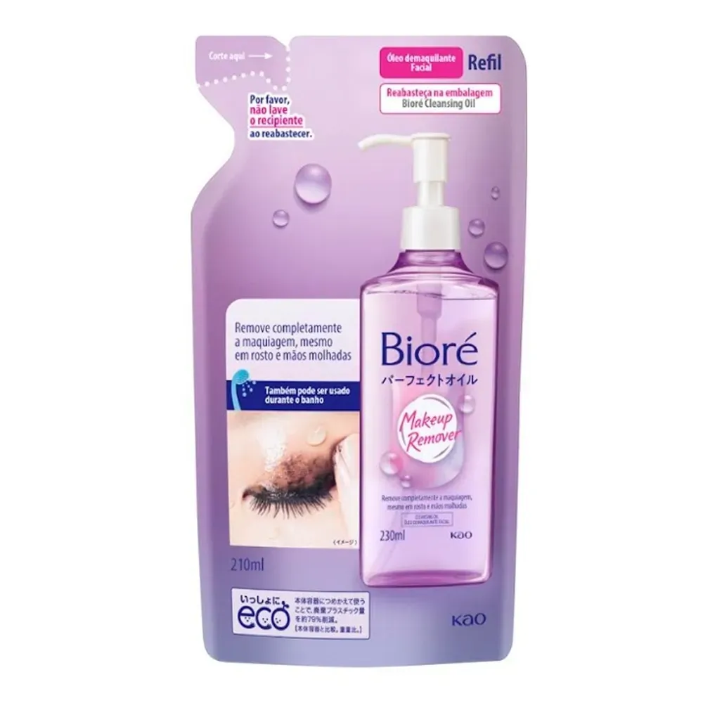 Óleo Demaquilante Bioré 210ml para Pele Oleosa e Sensível