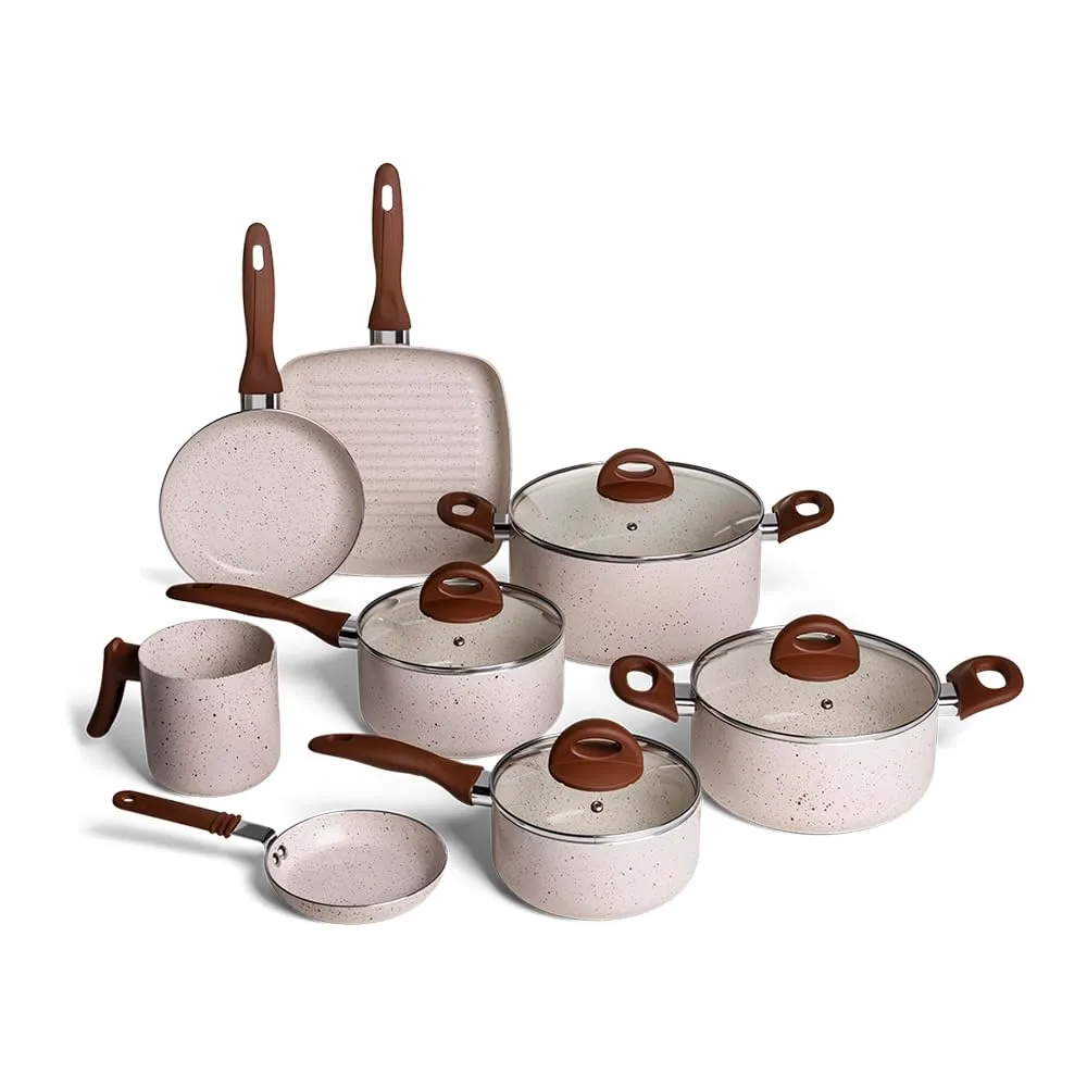 Brinox - Jogo de Panelas 8 Peças Ceramic Life Smart Plus ...