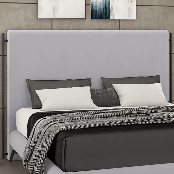 Cabeceira Cama Box Casal 140cm Estofada Goya P05 Veludo C...