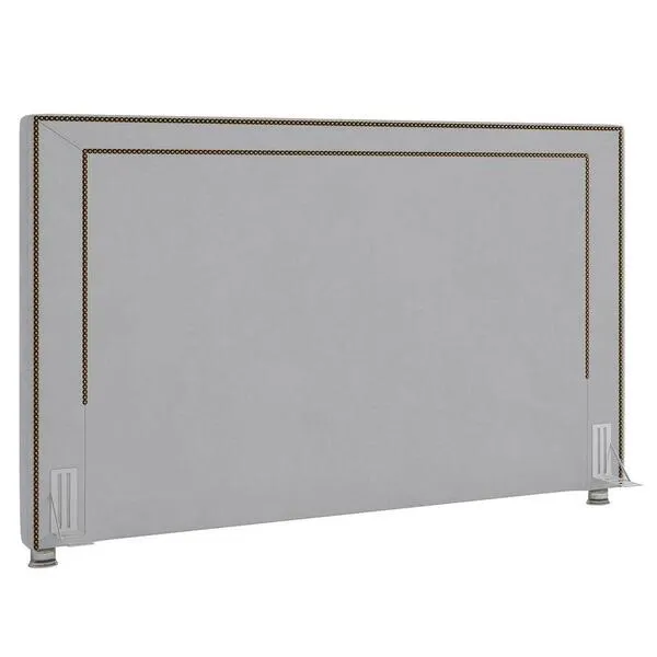 Cabeceira Cama Box Casal Queen 160cm Mali P02 Veludo Cinza