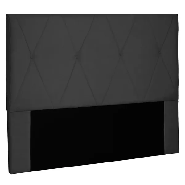 Cabeceira Estofada Cama Box Casal Aquilla 140cm Suede Pre...