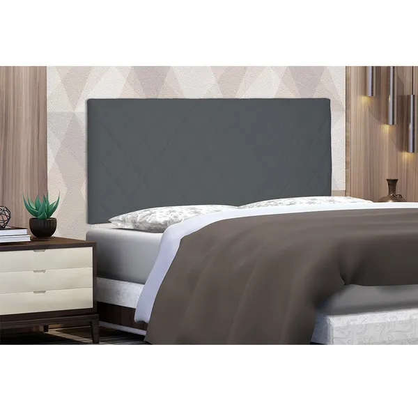 Cabeceira Painel Dubai Para Cama Box Casal 140 Cm Suede C...