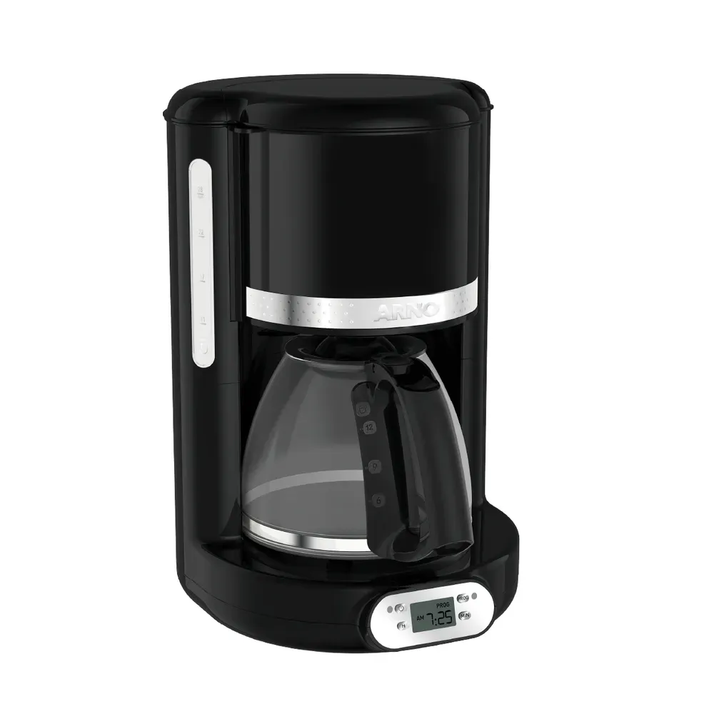 Cafeteira Elétrica Arno Soliel 1,25L Preta com Aquecimento