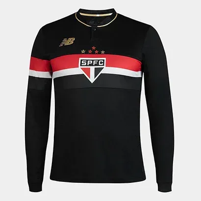 Camisa Manga Longa São Paulo III 25/26 s/n Jogador Comemo...