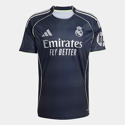 Camisa Real Madrid Away 25/26 s/n Torcedor Adidas Masculi...