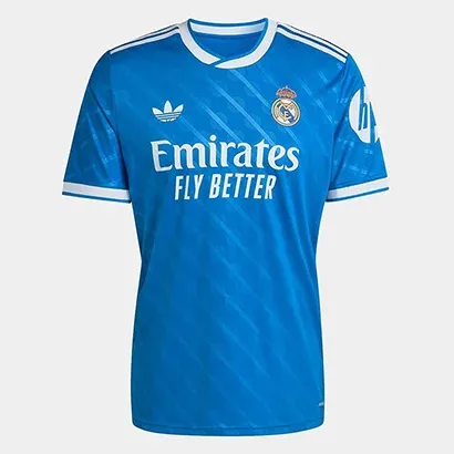 Camisa Real Madrid Third 25/26 s/n Torcedor Adidas Mascul...
