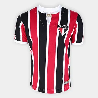 Camisa São Paulo 1971 Retrô Mania Masculina - Masculino