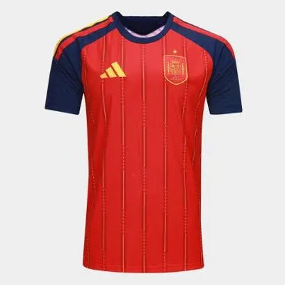 Camisa Seleção Espanha Home Torcedor s/n Adidas Masculina...