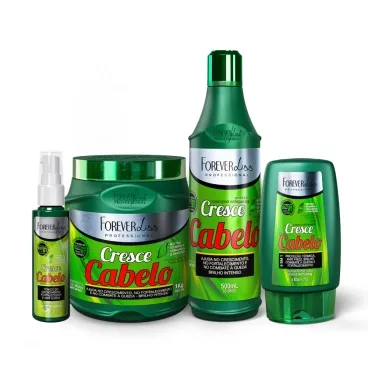 Kit Cresce Cabelo Forever Liss com Biotina e Vitamina A
