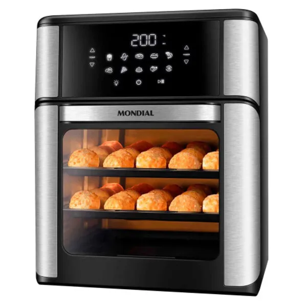 Fritadeira Air Fryer Forno Oven 12l Mondial Afon-12l-bi 2...