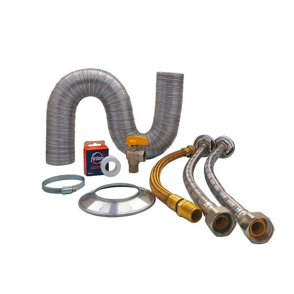 Kit Instalação Aquecedor Compatível Rinnai 15l Reu M15 Cfh