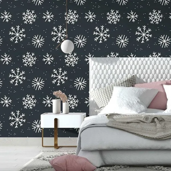 Papel De Parede Adesivo Neve Inverno N014094