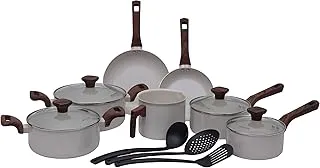Mimo Style, Conjunto de Panelas 10 Peças Pratic Cook Marmol