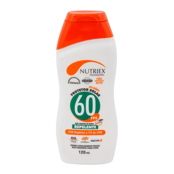 Protetor Solar Repelente Insetos Profissional 120ml Nutriex