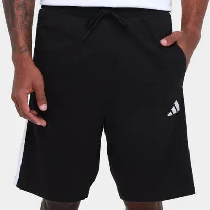 Shorts Adidas 3 Stripes Alongado Masculino - Masculino