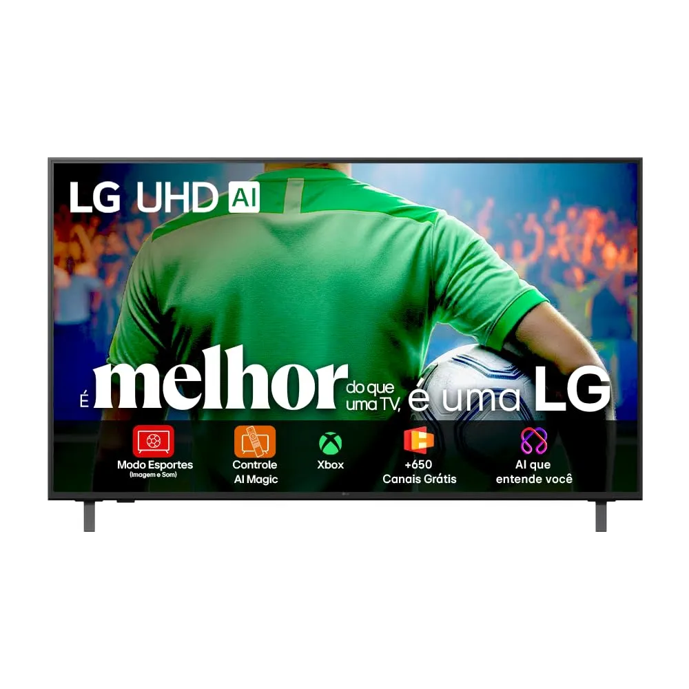 Smart TV 4K 50" LG UHD 50UA85 Processador α7 AI Ger8 4K S...