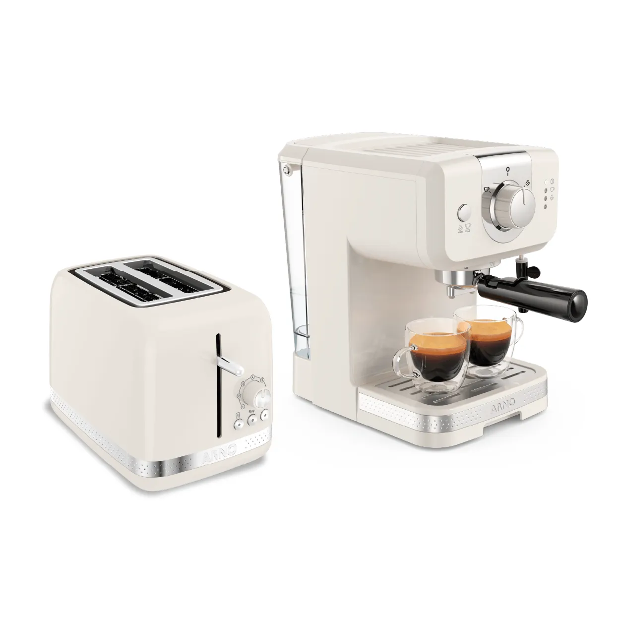 Kit Cafeteira Espresso e Torradeira Soleil Arno 15 BAR