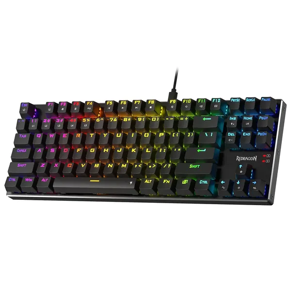 Teclado Gamer Mecânico Redragon K660-rgb Dharma Tkl Usb /...
