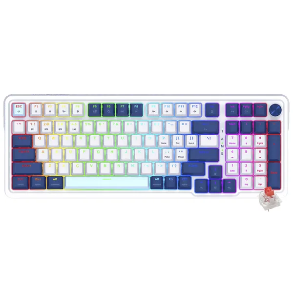 Teclado Gamer Mecânico Redragon K686wb-rgb-pro Eisa Wireless