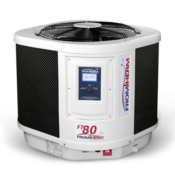 Trocador De Calor Aquecedor Piscina Fromtherm Ft80 Com To...