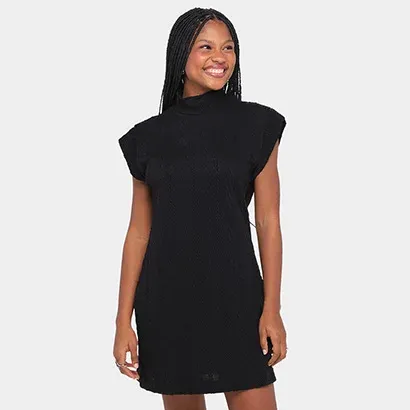 Vestido Curto Morena Rosa Gola Alta Feminino - Feminino