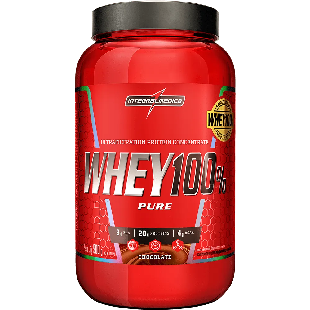 Whey Protein Concentrado Pote 900g